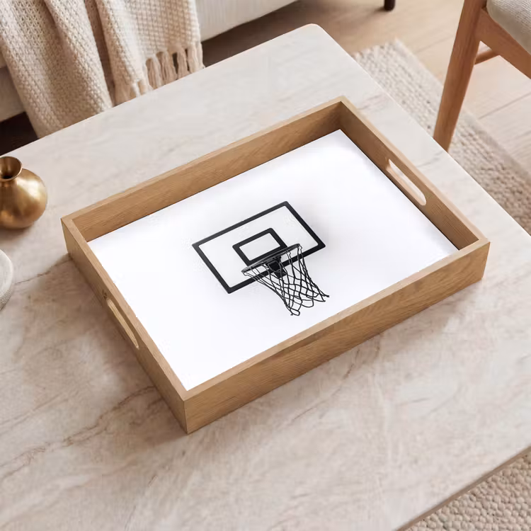 Vassoio - Tabellone da basket - Minimalista - Nero — 2