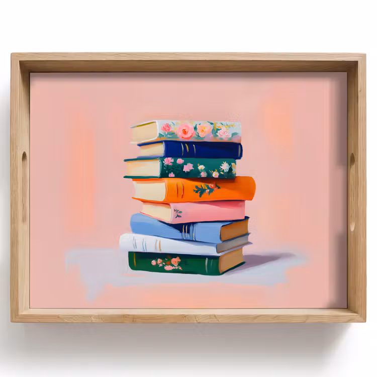 Vassoio - Libri - Impilati - Colorati — 1