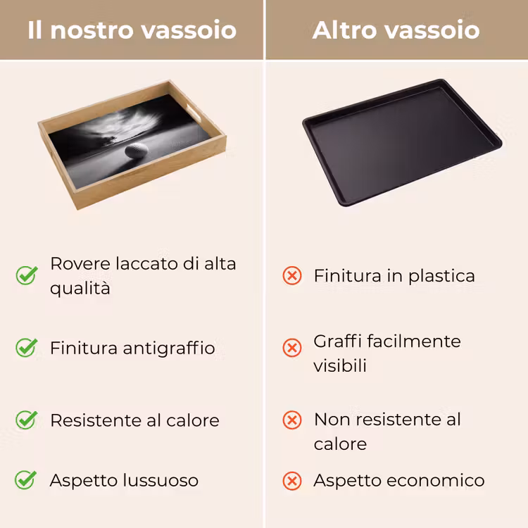 Vassoio - Pallina da golf - Sfumata - Nero — 9