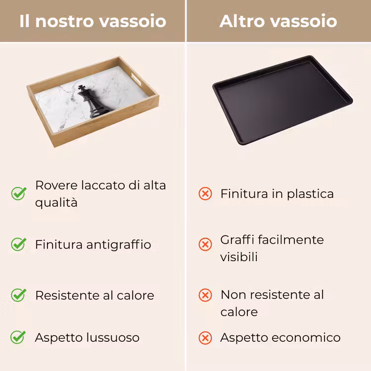 Vassoio - Pezzo di scacchi - Re - Nero - Marmo — 9