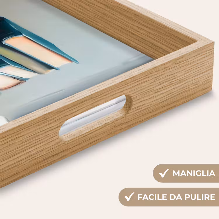 Vassoio - Pila - Libri - Verde - Luce del giorno — 8