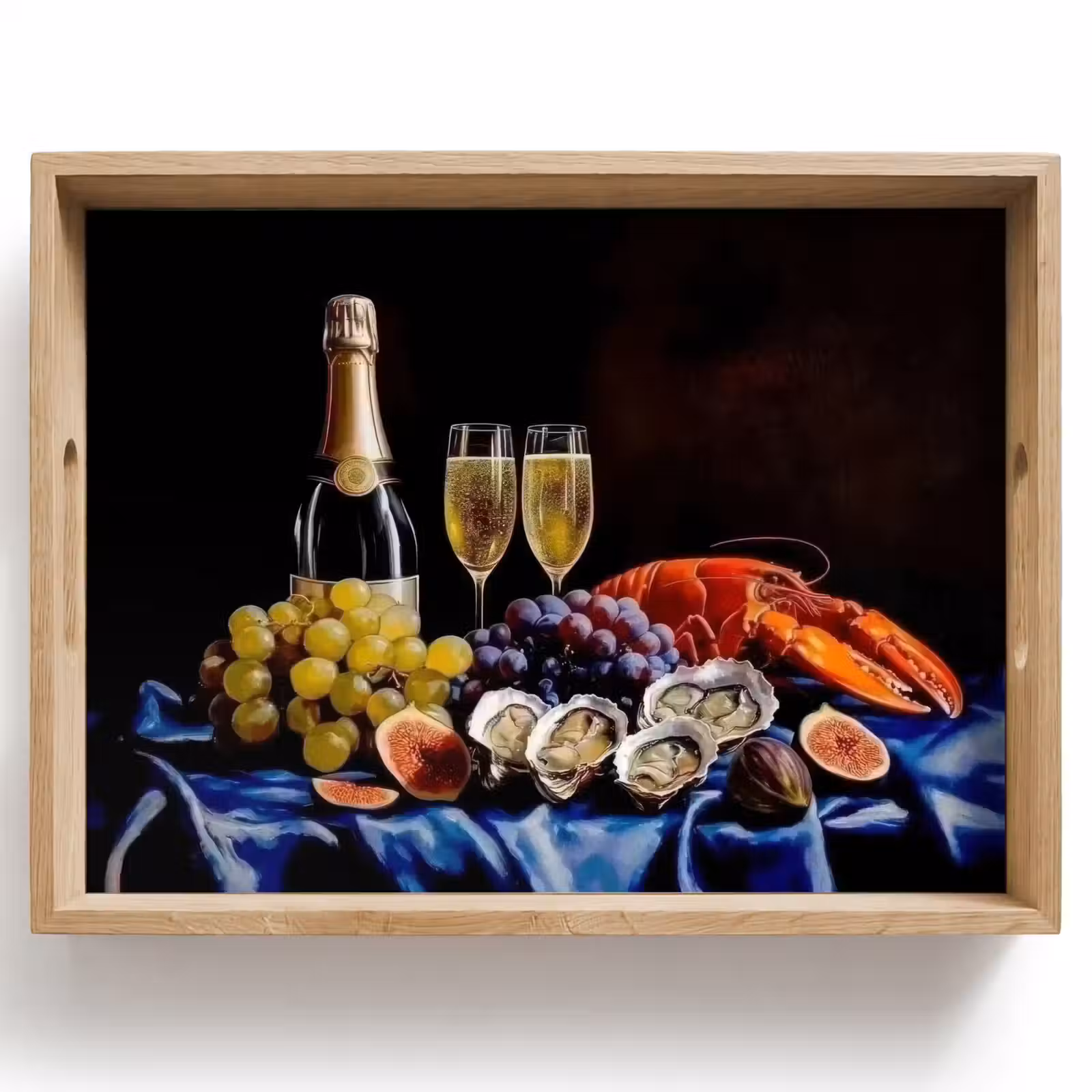 Vassoio - Champagne - Lusso - Ostriche — 1