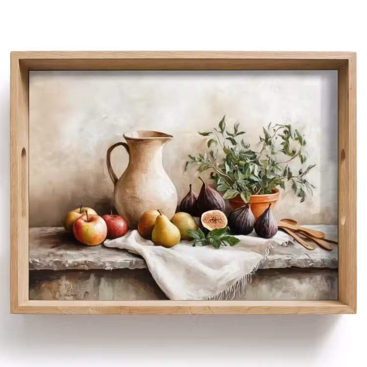 Vassoio - Frutta - Erbe - Rurale — 1