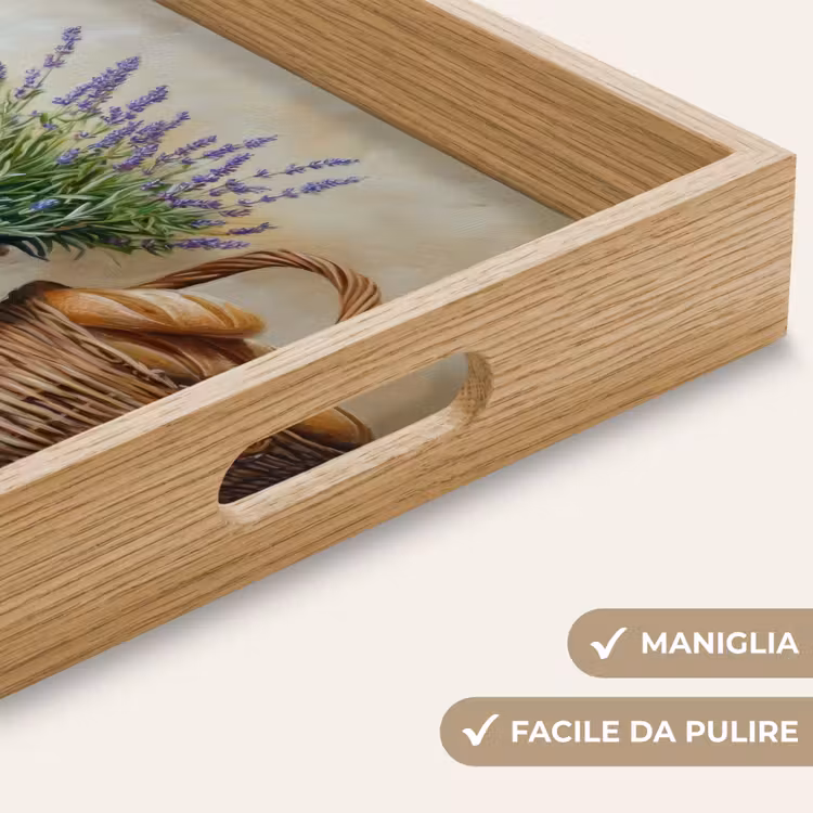 Vassoio - Lavanda - Pane - Natura morta — 8
