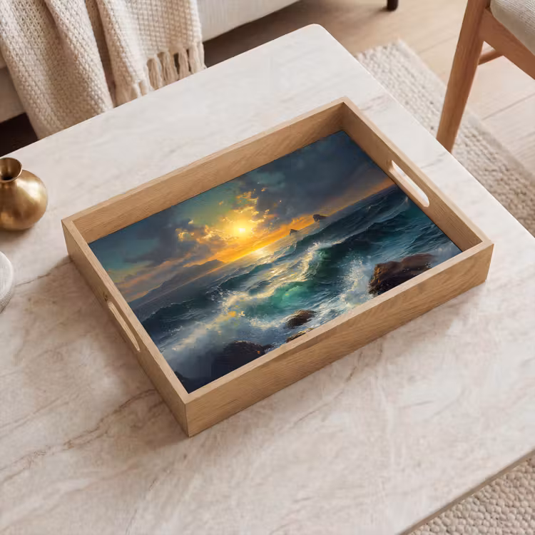Vassoio - Mare - Sole - Onde - Rocce — 2