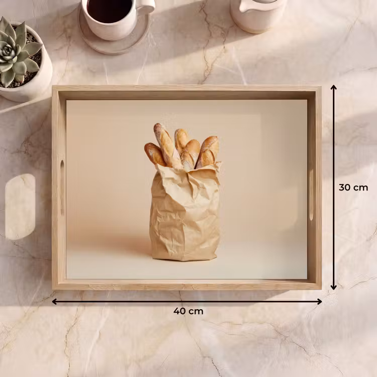 Vassoio - Baguette - Pane - Baguette - Beige — 7