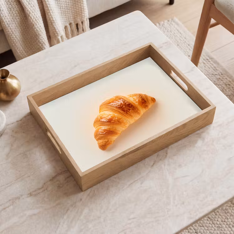Vassoio - Croissant - Pane - Beige — 2