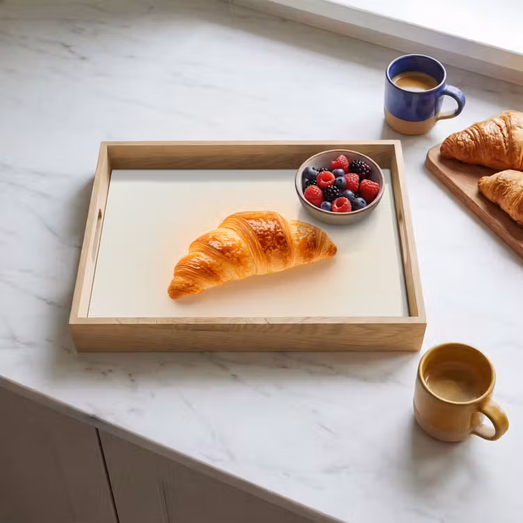 Vassoio - Croissant - Pane - Beige — 3