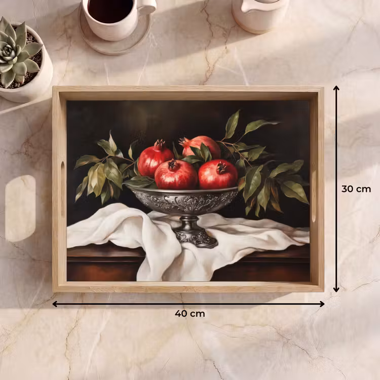 Vassoio - Melograni - Classico - Vintage — 7