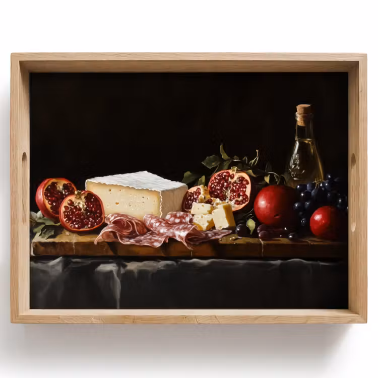 Vassoio - Natura morta - Vintage - Tavola per bere — 1