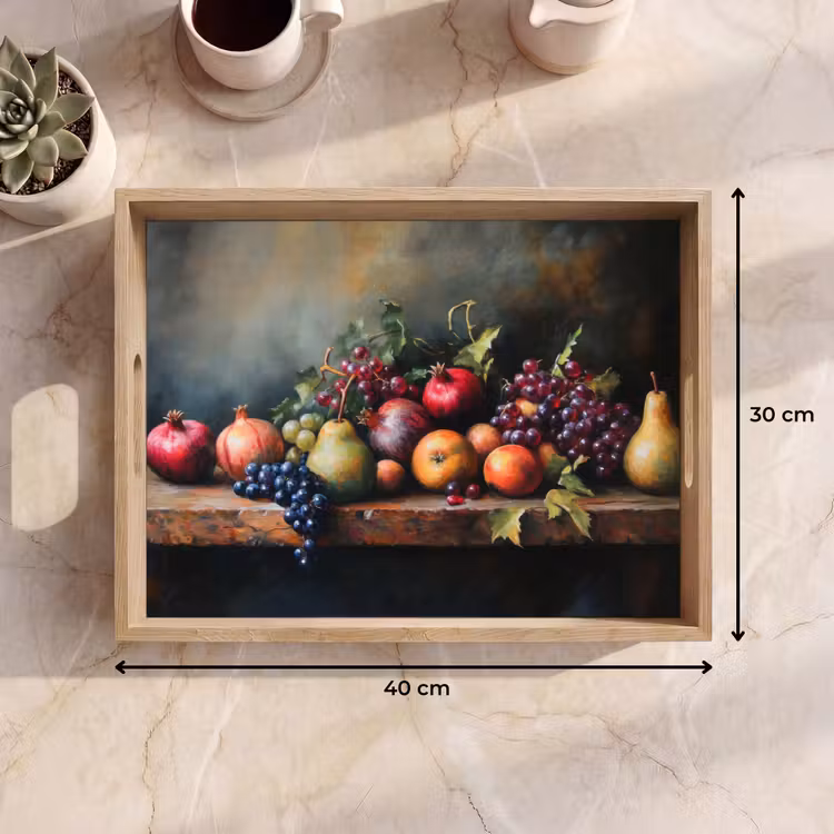 Vassoio - Rustico - Natura morta - Frutta — 7