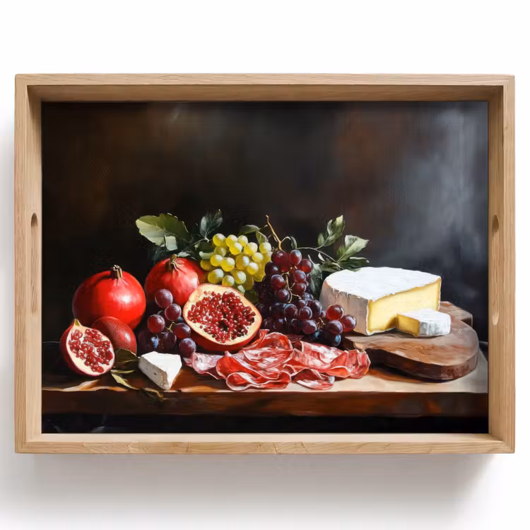 Vassoio - Tavola per bere - Natura morta - Vintage — 1