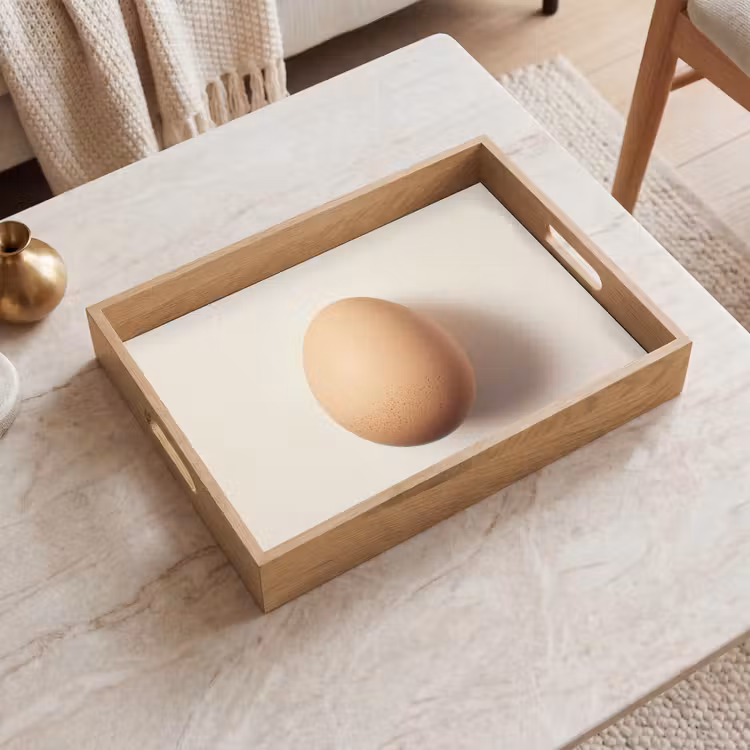 Vassoio - Uovo - Beige - Ovale - Ovale — 2