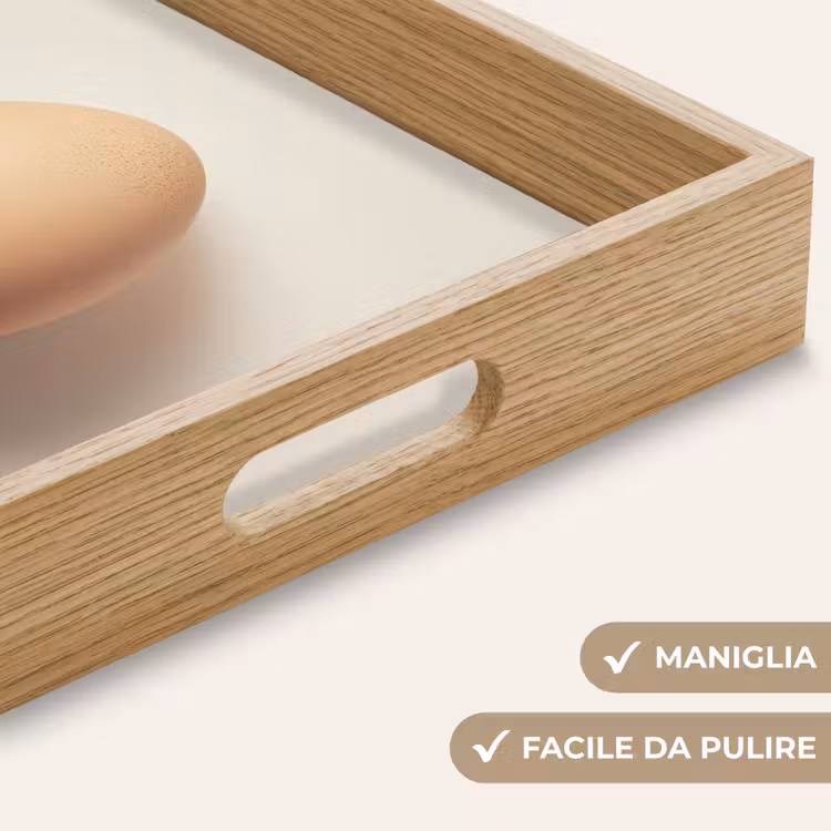 Vassoio - Uovo - Beige - Ovale - Ovale — 8