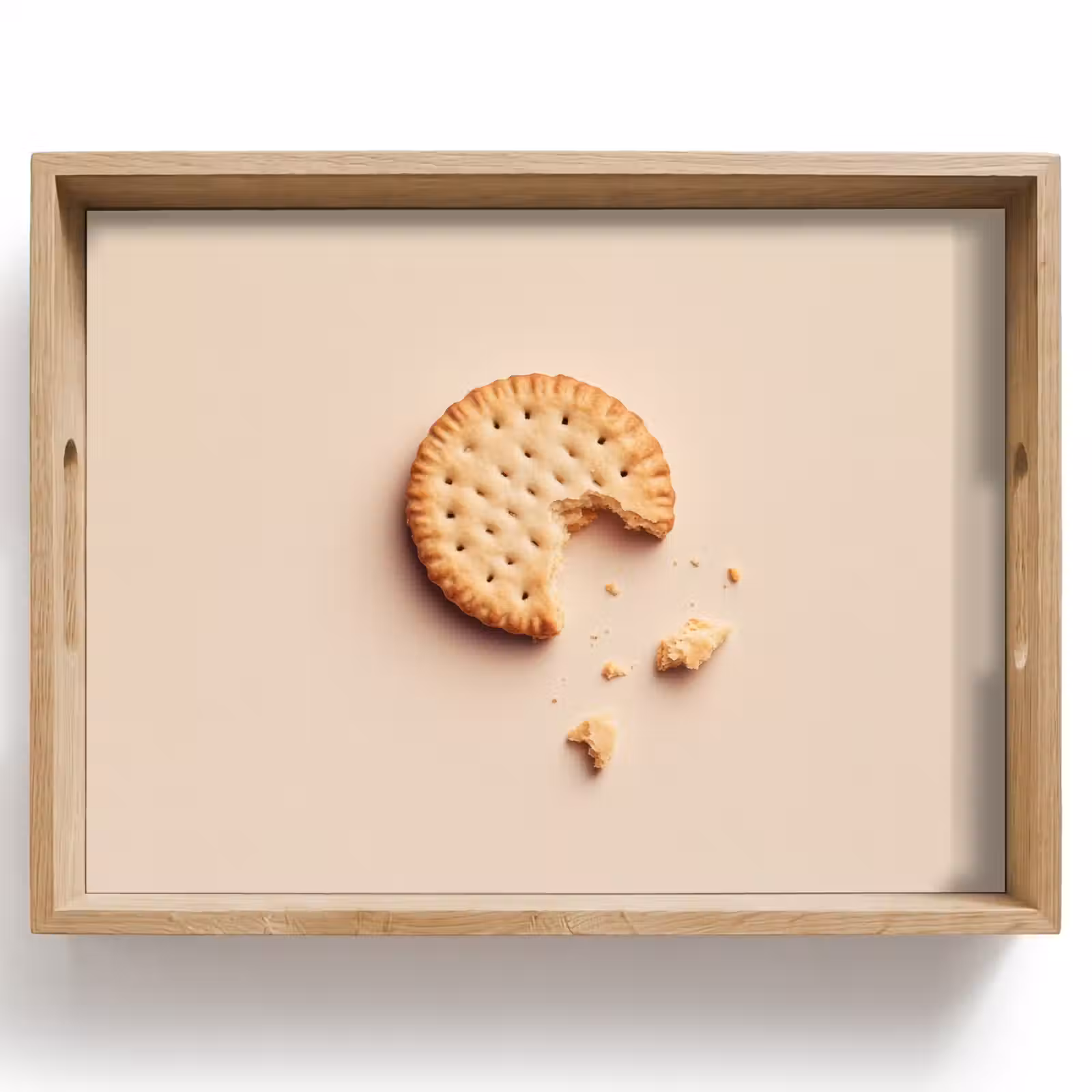 Vassoio - Biscotto - Briciole - beige — 1