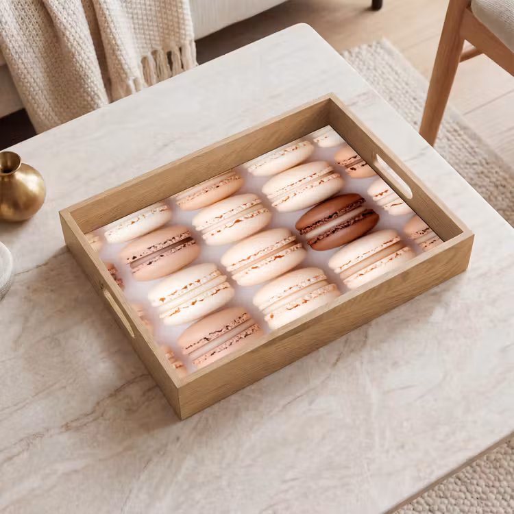 Vassoio - Amaretti - Beige - Marrone — 2