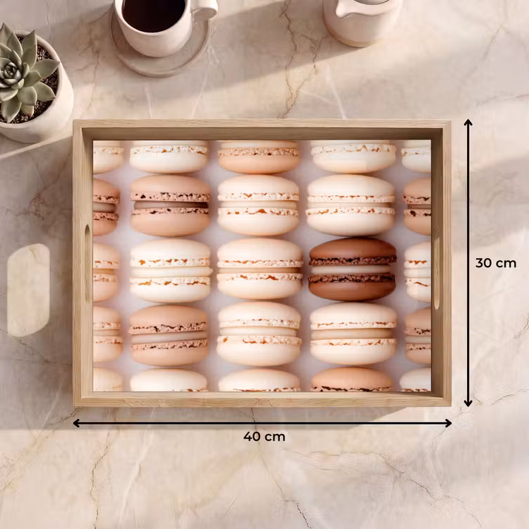 Vassoio - Amaretti - Beige - Marrone — 7