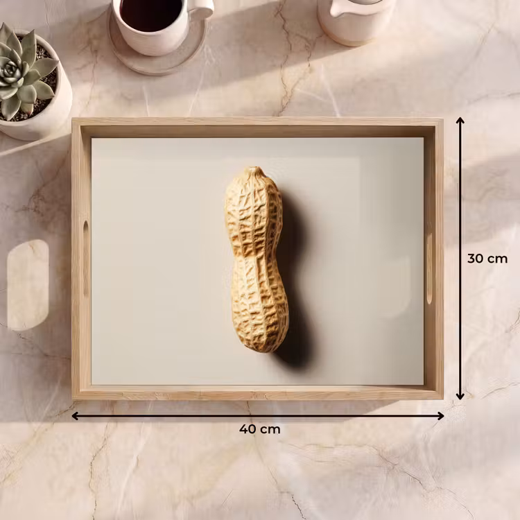 Vassoio - Arachide - Crudo - Beige — 7