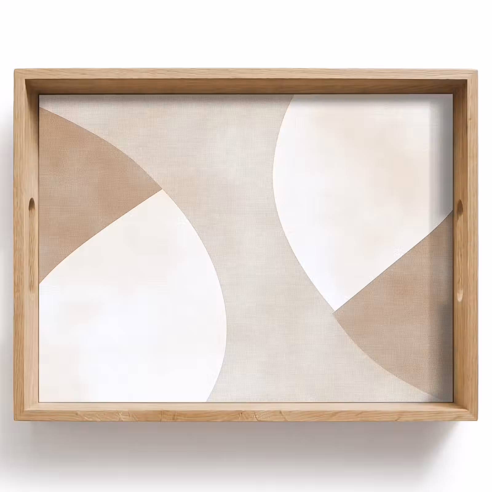 Vassoio - Marrone - Giapponese - Astratto — 1