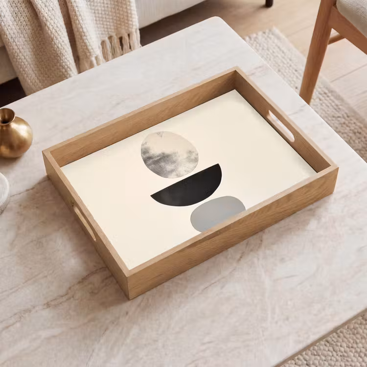 Vassoio - Beige - Japandi - Wabi sabi — 2
