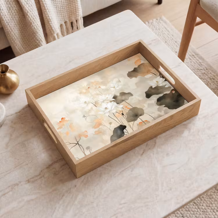 Vassoio - Fiori - Japandi - Wabi sabi — 2