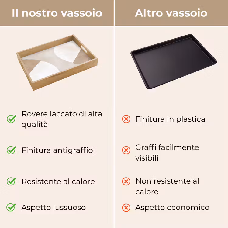 Vassoio - Marrone - Giapponese - Astratto — 9