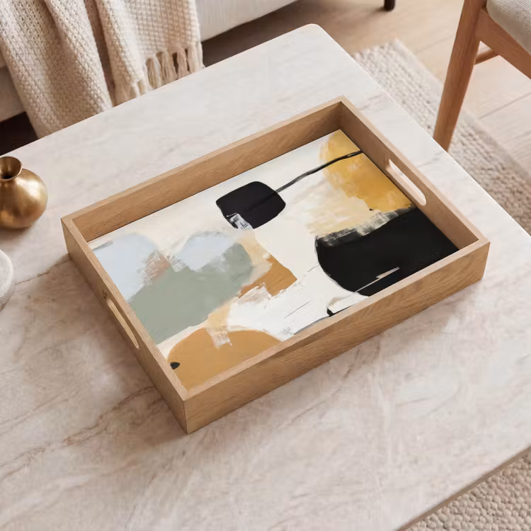 Vassoio - Pittura - Astratto - Colori — 2