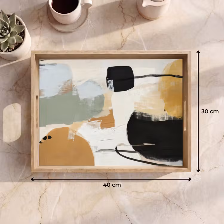Vassoio - Pittura - Astratto - Colori — 7