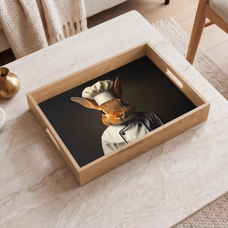 Vassoio - Coniglio - Cuoco - Animale — 2