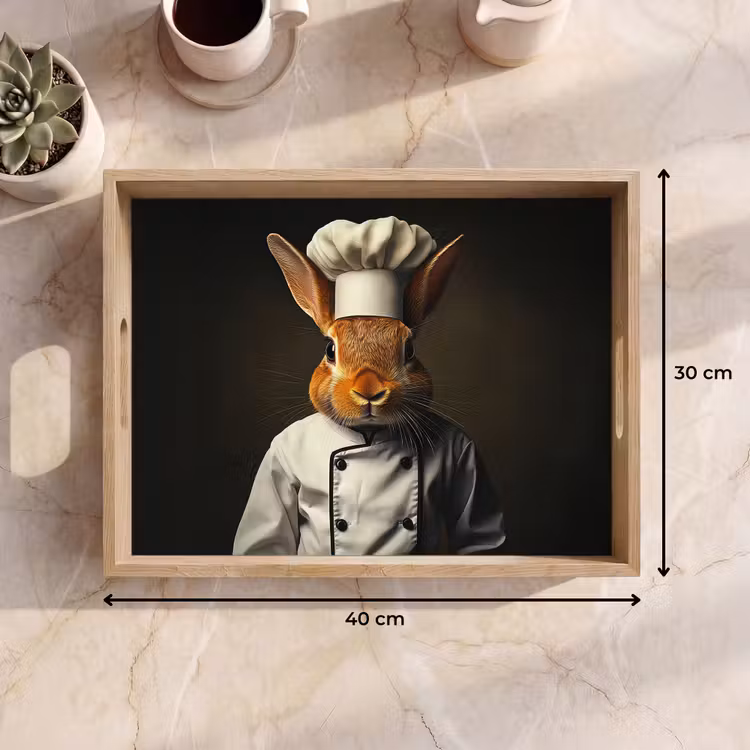 Vassoio - Coniglio - Cuoco - Animale — 7