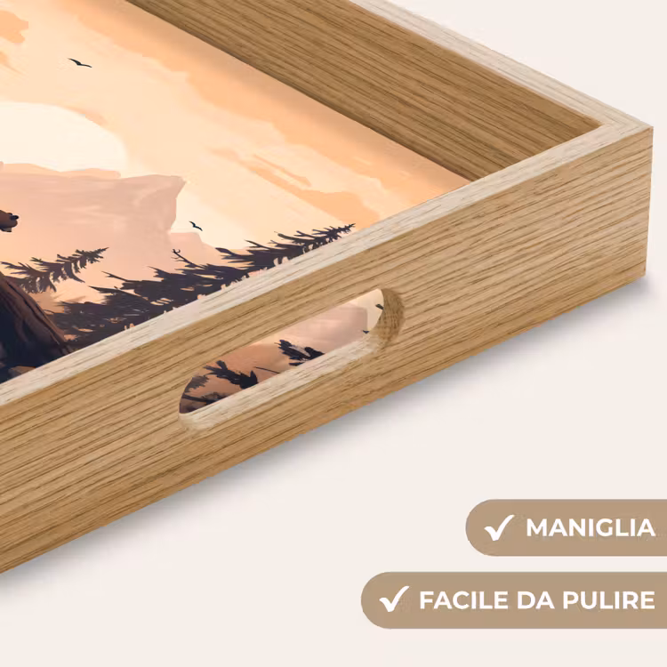 Vassoio - Orsi - Alberi - Paesaggio - Tramonto — 8