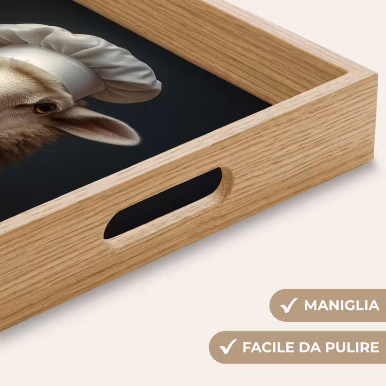 Vassoio - Pecora - Lana - Cuoco — 8