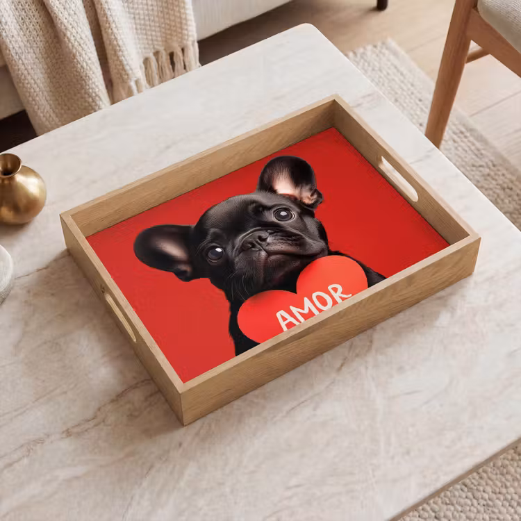 Vassoio - Amor - Cane - Cuore - Rosso — 2