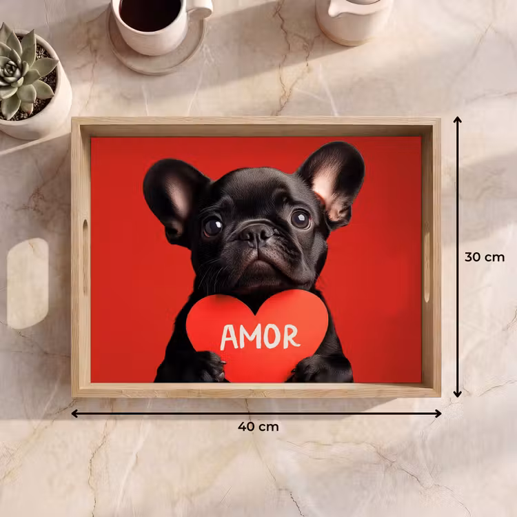 Vassoio - Amor - Cane - Cuore - Rosso — 7