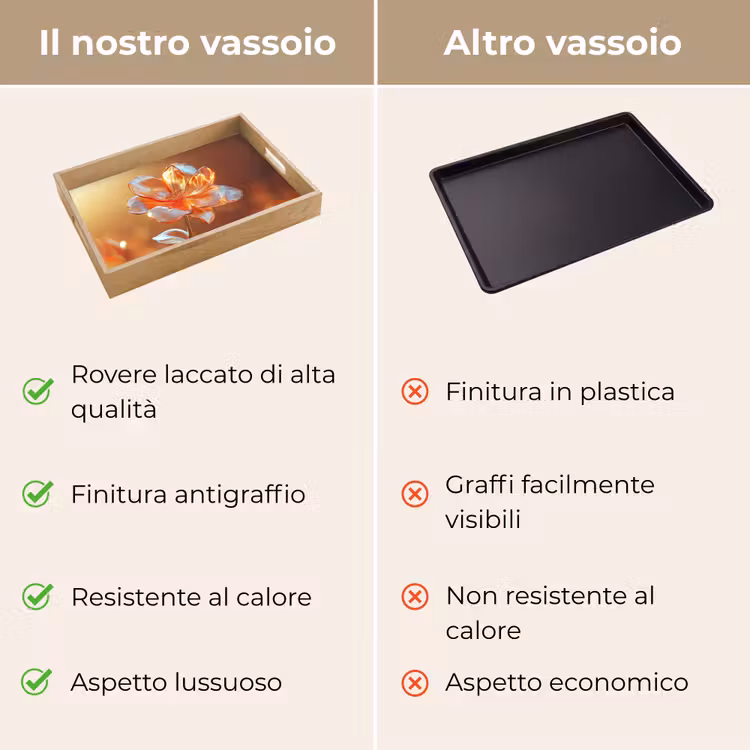 Vassoio - Occhiali - Fiore - Luce solare — 9