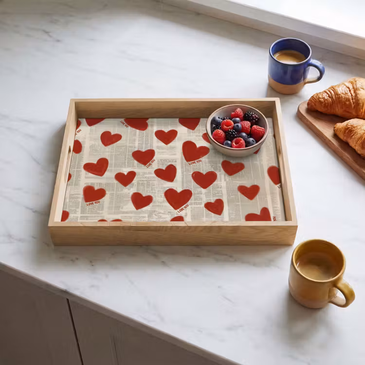 Vassoio - Cuori - Giornale - Loveyou — 3