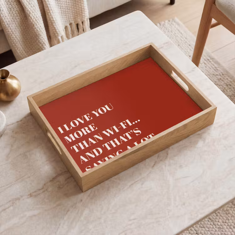 Vassoio - Rosso - Citazione - Amore — 2