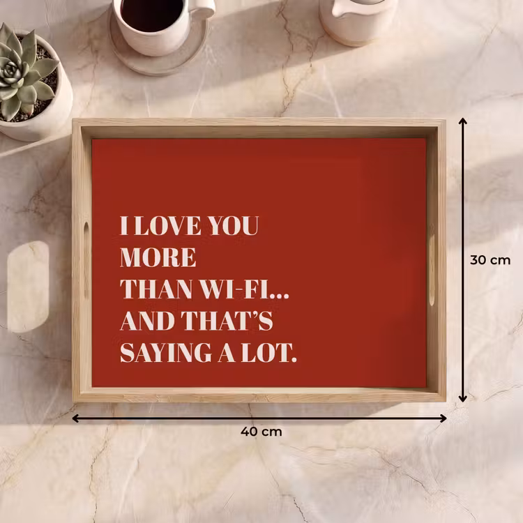Vassoio - Rosso - Citazione - Amore — 7