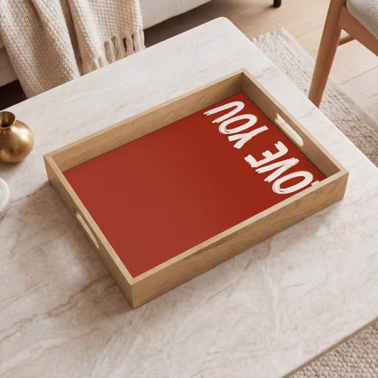 Vassoio - Slant - Loveyou - Rosso — 2
