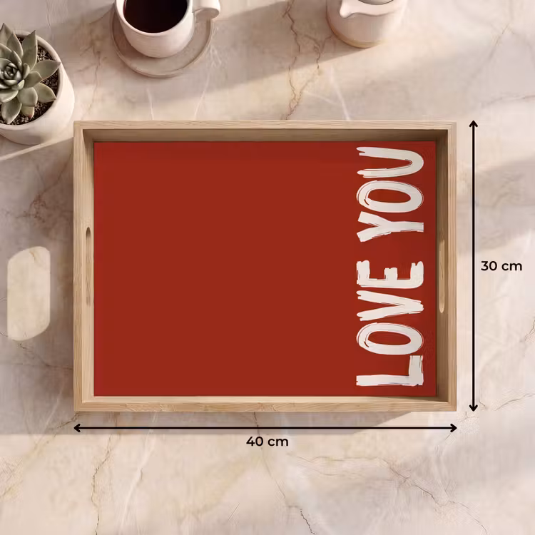 Vassoio - Slant - Loveyou - Rosso — 7