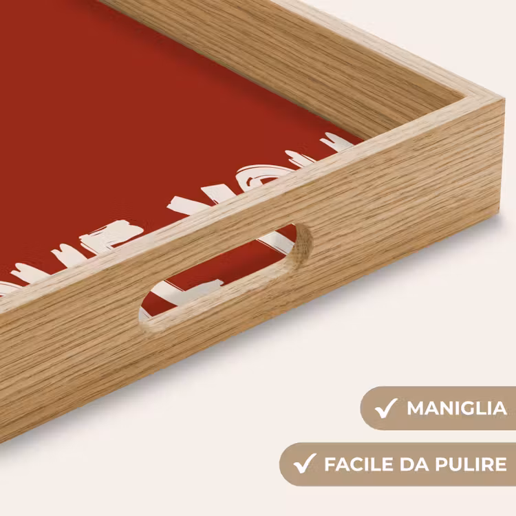 Vassoio - Slant - Loveyou - Rosso — 8