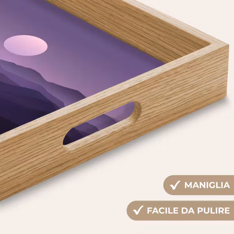 Vassoio - Colline - Viola - Nebbia - Sole — 8
