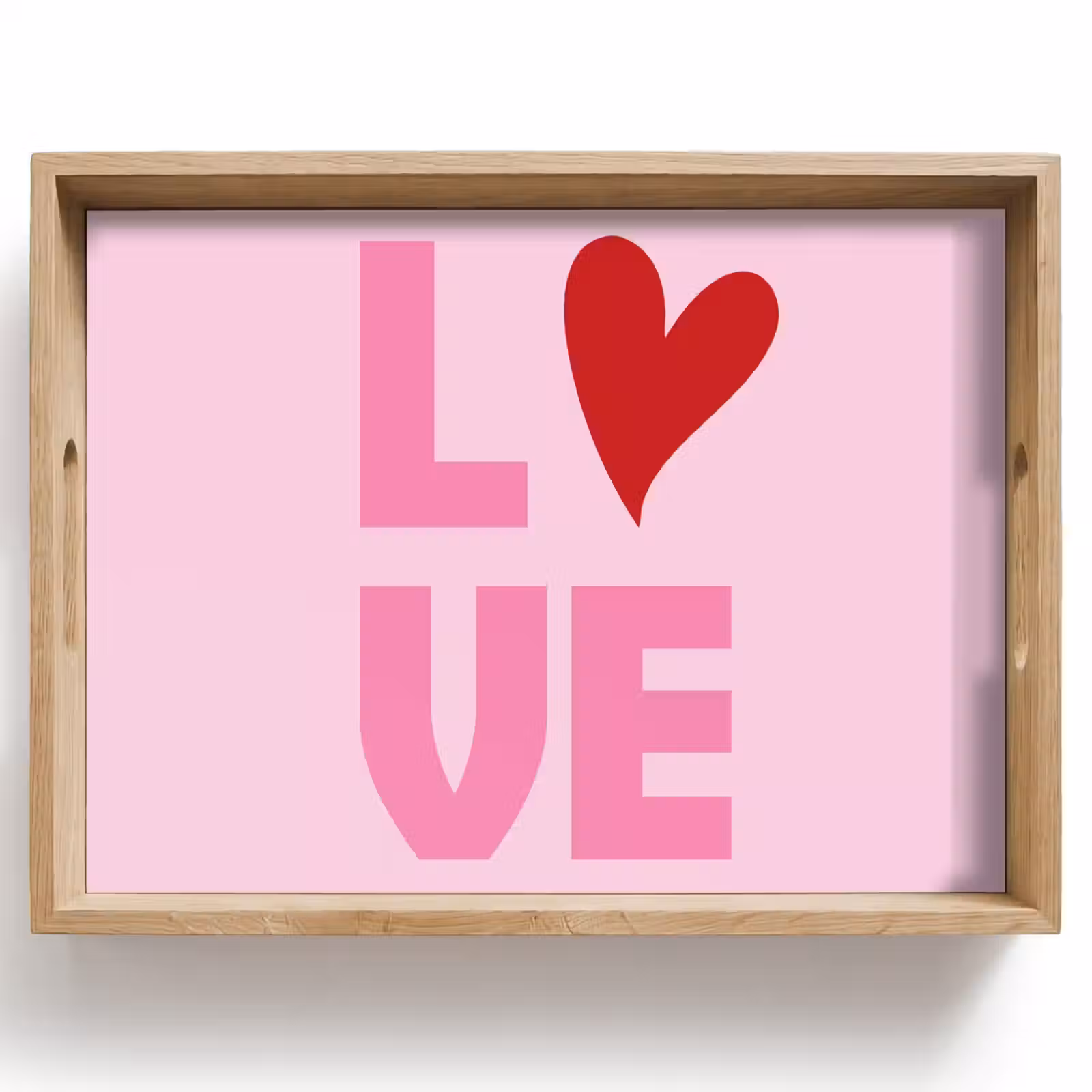 Vassoio - Amore - Rosa - Cuore - San Valentino — 1