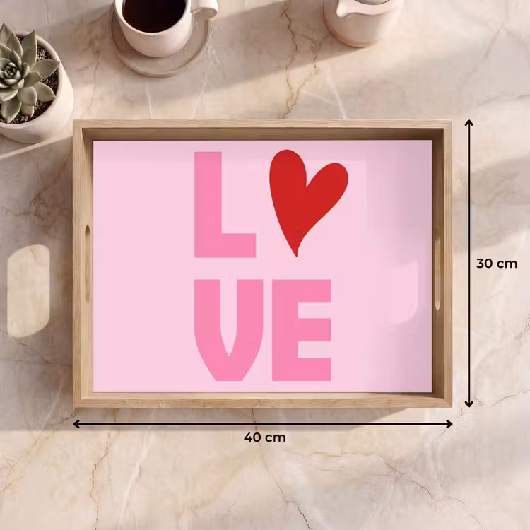 Vassoio - Amore - Rosa - Cuore - San Valentino — 7