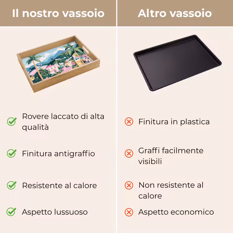 Vassoio - Colorato - Case - Colline - Rosa — 9