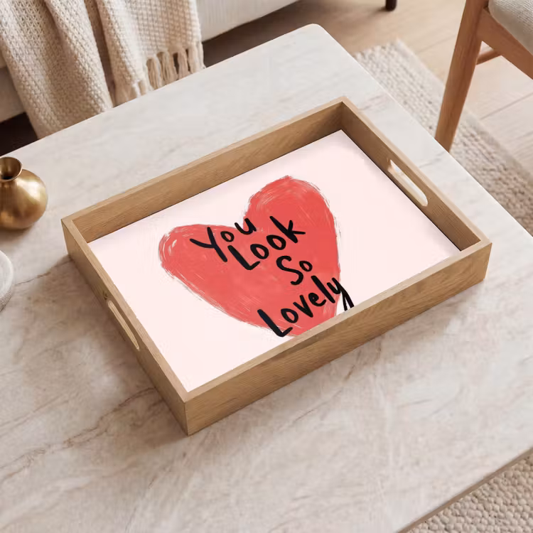 Vassoio - Cuore - Rosso - San Valentino — 2