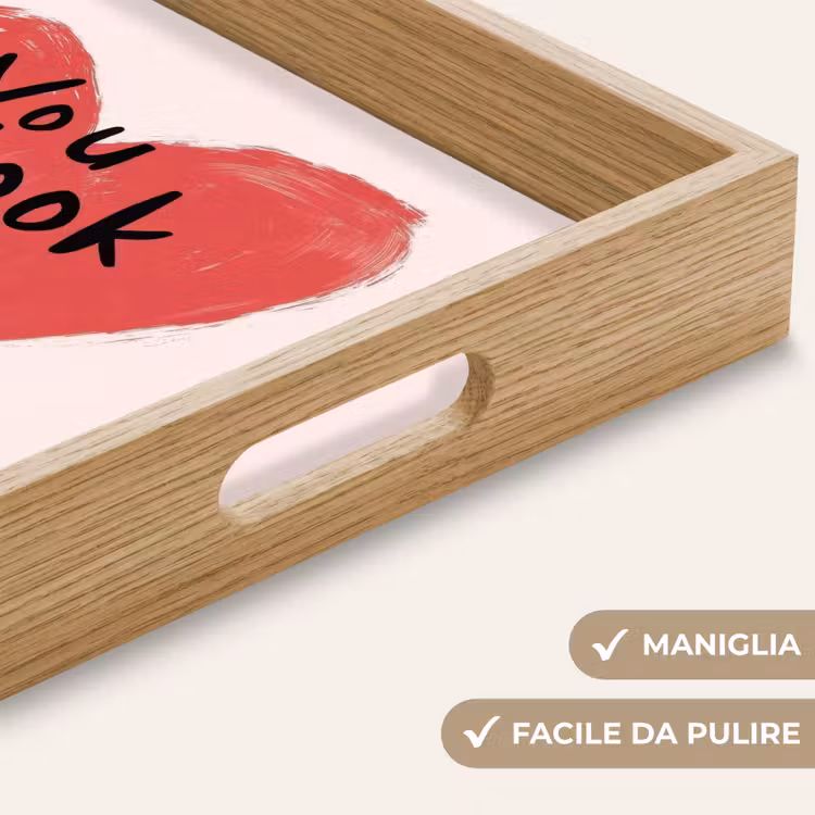 Vassoio - Cuore - Rosso - San Valentino — 8