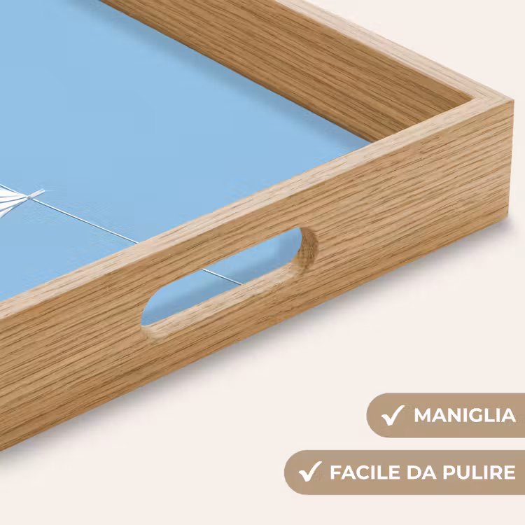 Vassoio - Lenzuola - Stendibiancheria - Blu - Minimalista — 8