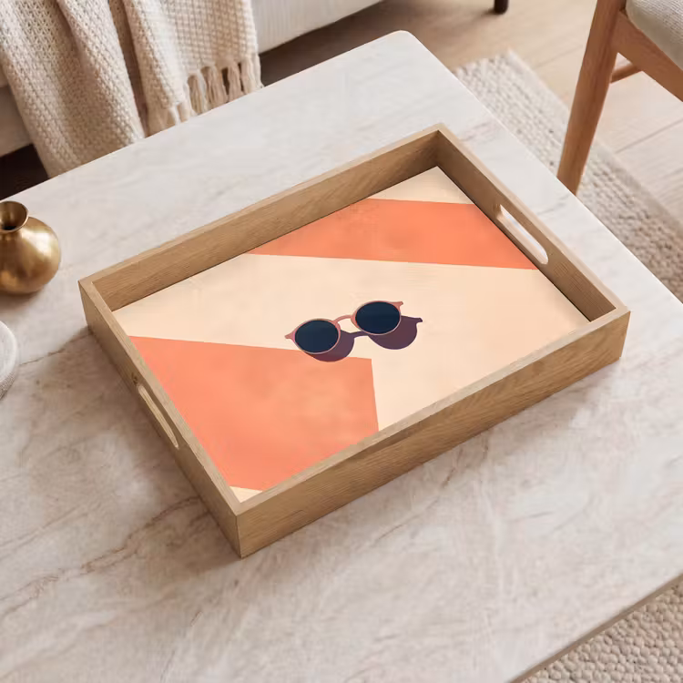 Vassoio - Occhiali da sole - Shadow - Arancione - Minimalista — 2