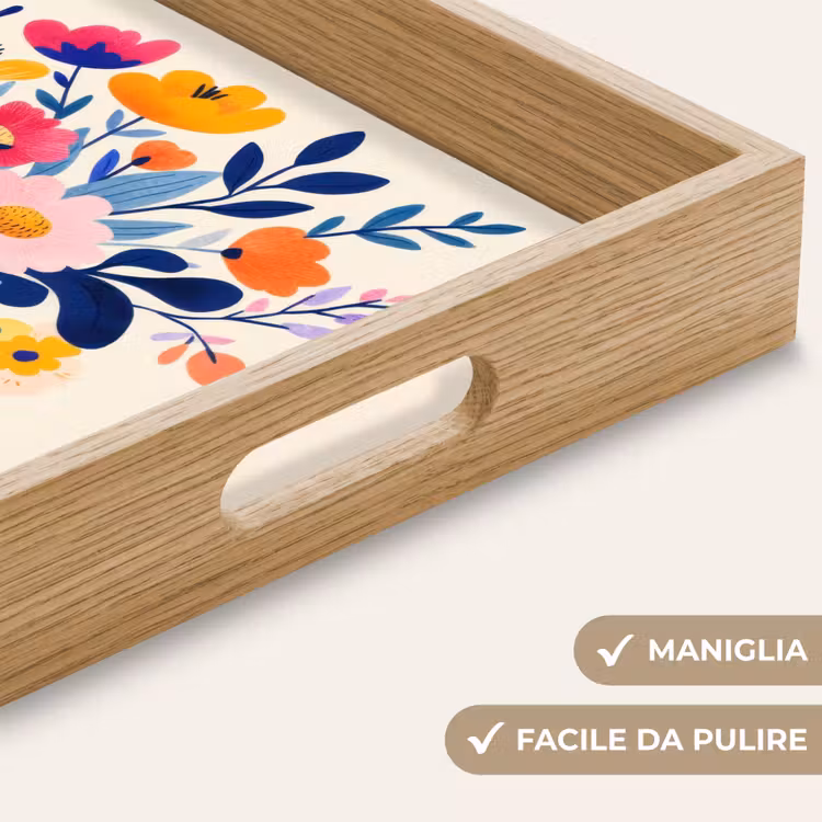 Vassoio - Vaso - Fiori - Bouquet — 8
